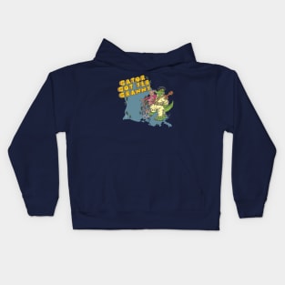 Royal Mantle | Gator Got Your Granny Kids Hoodie